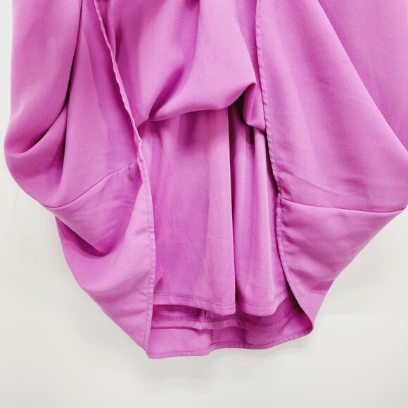 GB Mini Dress Womens Lace Yoke Sleeveless Medium Pink Polyester - Picture 7 of 12